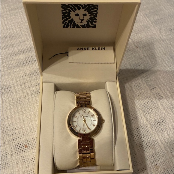 Anne Klein Gold-Tone Watch - Picture 1 of 3